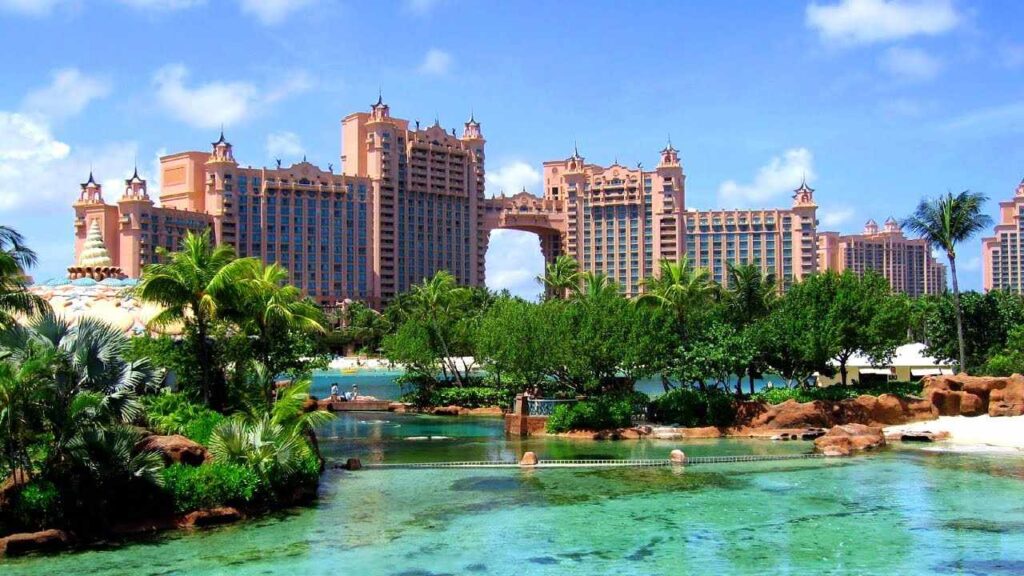 Atlantis Nassau Bahamas lr – The Drop The Royal Towes is a great place to see The Drop Waterslide