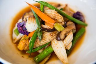 Nobu Bahamas Squid Pasta